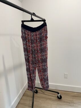 Joe B pull-on tapered pants | Elastic waist | Size small